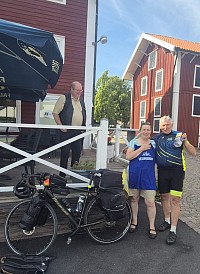 Herzlicher Empfang in Motala